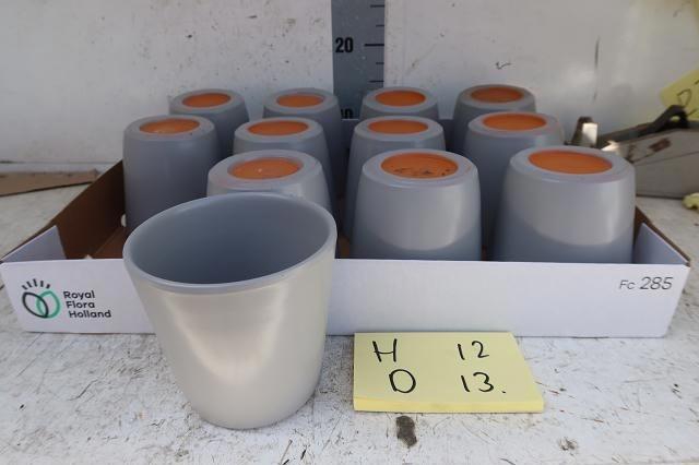 <h4>Keramiek Pot Grijs H12 D13</h4>