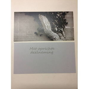 ROUWKAARTEN 10ST + WITTE ENVELOPPEN