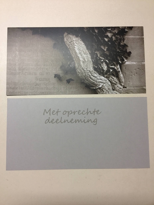 ROUWKAARTEN 10ST + WITTE ENVELOPPEN