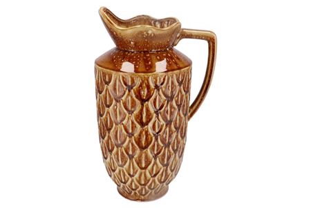 <h4>Inga Boa Brown Vase Active Glaze 28x23x46cm Nm</h4>