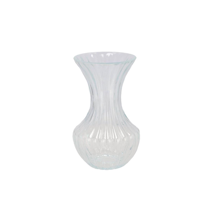 <h4>Taylor Clear Vase Cone Neck Ass 10x18cm</h4>