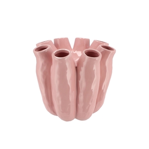 Luna Light Pink Tube Vase 24x24cm Nm