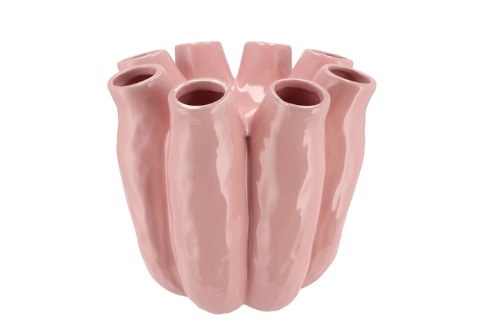 <h4>Luna Light Pink Tube Vase 24x24cm Nm</h4>