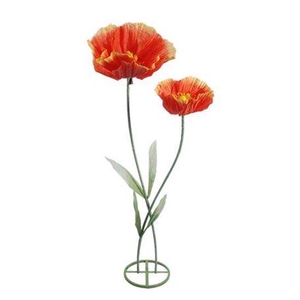 Stem Poppy Flower Double L50w50h160