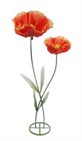 <h4>Stem Poppy Flower Double L50w50h160</h4>
