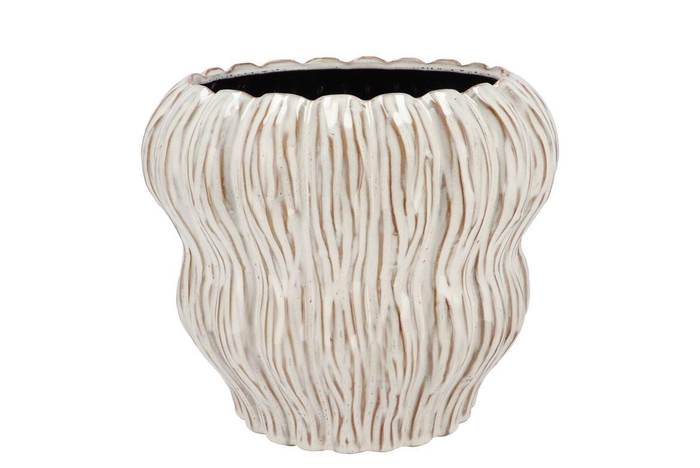 <h4>Lima White Pot Bubble 23x23x19cm Nm</h4>