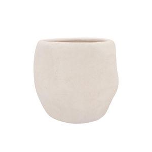 Lisboa White Pot 30x30x26cm