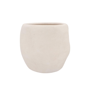 Lisboa White Pot 30x30x26cm