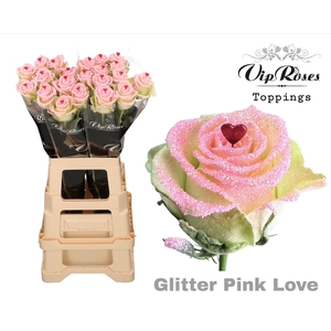 R GR GLITTER PINK LOVE