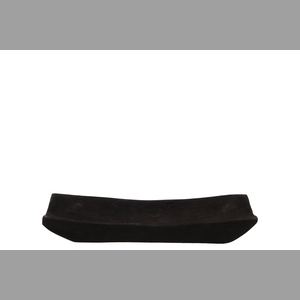 Wood Black Boat 32x12x5cm Nm