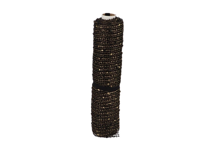 <h4>Ribbon Mechic Runner Black/gold 3mx28cm</h4>