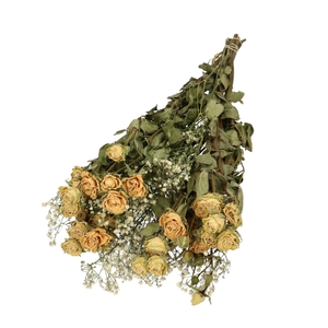 Dried flowers Bouquet rose/gyps 45-50cm