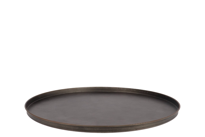 Coaster Bronze Tray Metal 36x36x2cm