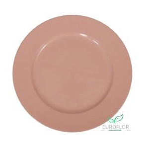 PLASTIC PLATE ORANGE D33