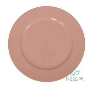 PLASTIC PLATE ORANGE D33