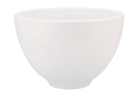 <h4>Vinci Matt White Bowl 27x18cm</h4>