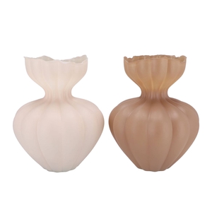 Luxx Natural Brown Mix Vase Cone Neck Ass 26x32cm