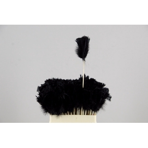 Stick Feather Black 14cm