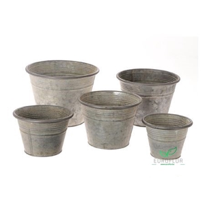 POT OXIDIZED GREY SET5 H18 D24