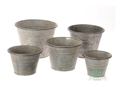 POT OXIDIZED GREY SET5 H18 D24