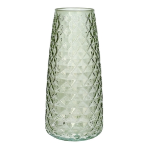 DF02-700615200 - Vase Gemma diamond d6.5/10xh21 light green