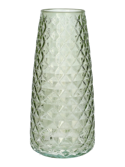 DF02-700615200 - Vase Gemma diamond d6.5/10xh21 light green