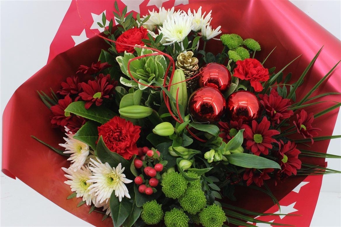 <h4>Boeket Groot Kerst Rood</h4>