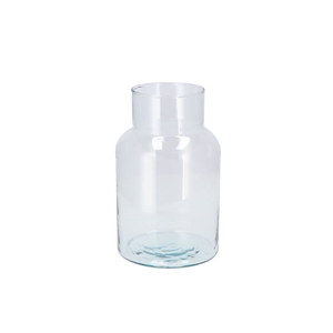 Glass Vase Recycled 14x26 Cm