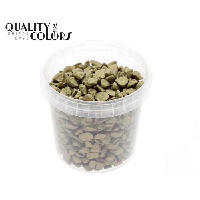 <h4>Rocks 1 ltr bucket Gold</h4>