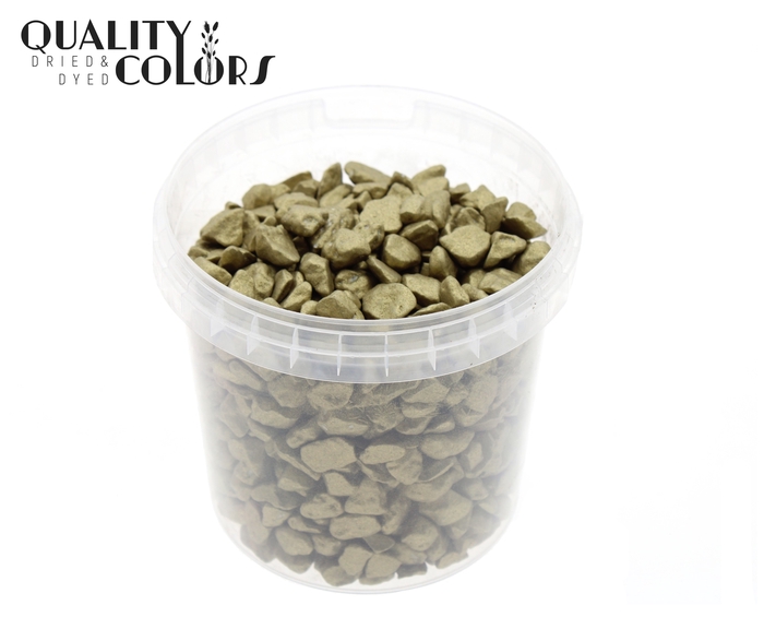 Rocks 1 ltr bucket Gold