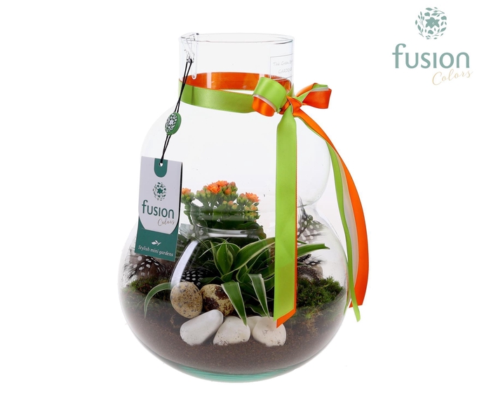 <h4>Green Bottle Olaf Medium met Pasen arrangement</h4>