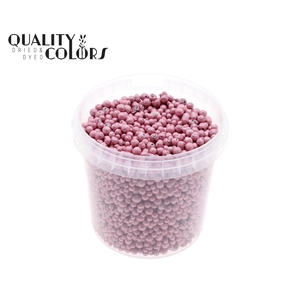 Terracotta pearls 1 ltr bucket Red