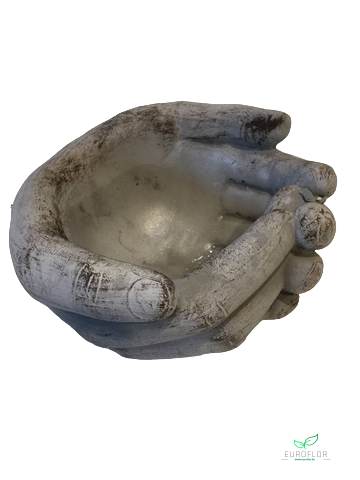 HAND GREY 16,3*15,8*H9,2