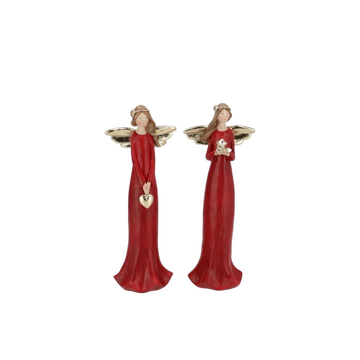 <h4>Belly Jolly Red Xmas Angel 8x6x21cm</h4>