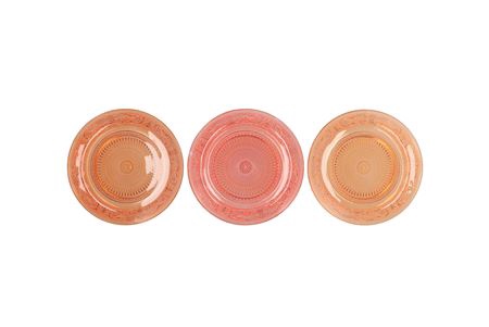 <h4>Dayah Coral Sunset Glass Plate 15x2cm Ass P/1 Nm</h4>