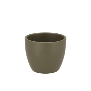 Ceramic Capers Green Matt Pot 7x6cm