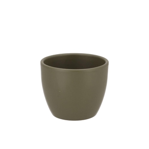 Ceramic Capers Green Matt Pot 7cm