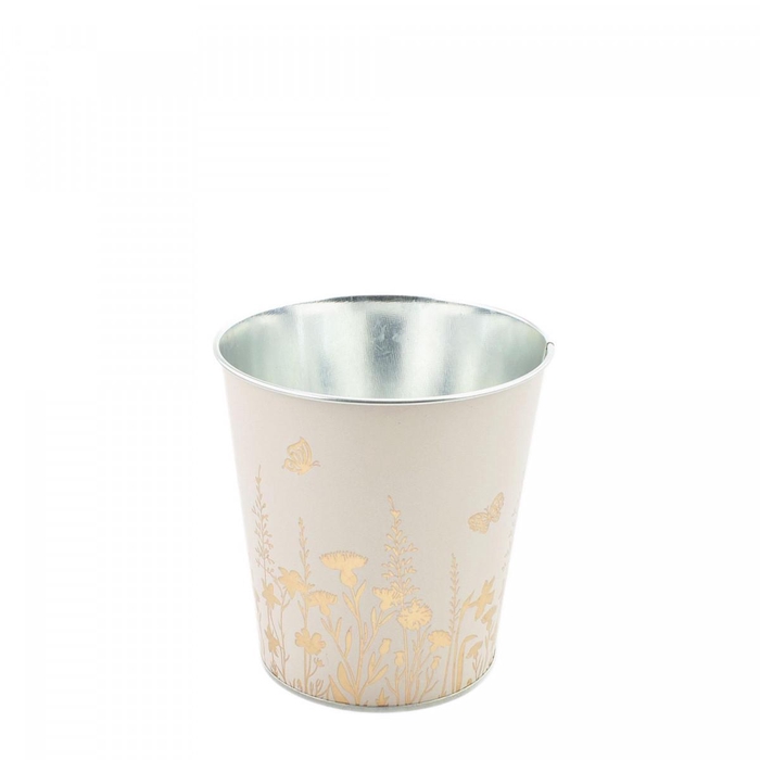 Zink Alossi pot d13*13cm