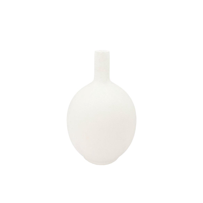 <h4>Jill White Vase Tube 34x34x55cm</h4>