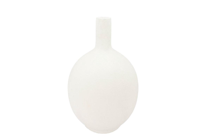 <h4>Jill White Vase Tube 34x34x55cm</h4>