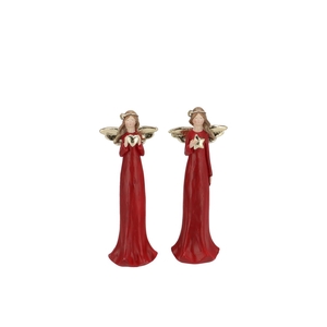 Belly Jolly Red Xmas Angel 6x4x16cm