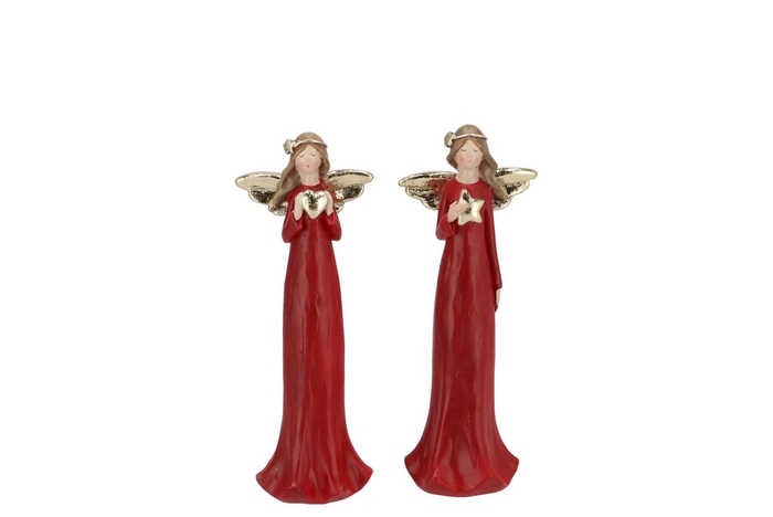 <h4>Belly Jolly Red Xmas Angel 6x4x16cm</h4>