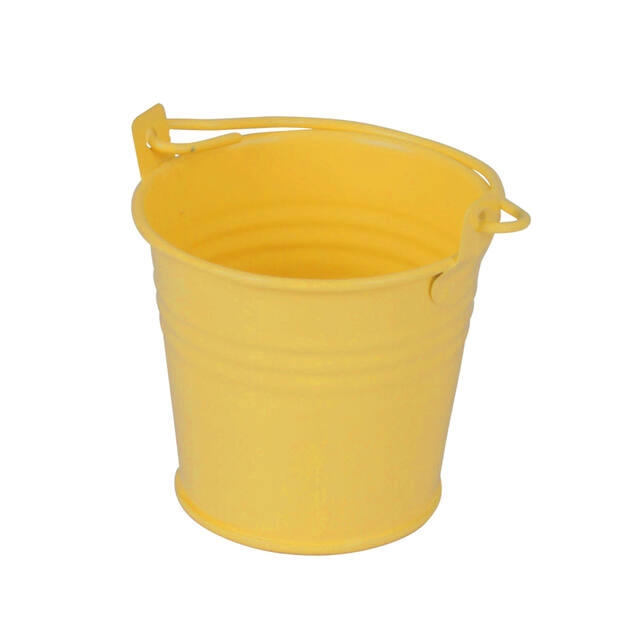<h4>Bucket Sevilla zinc 6.3xH5.7cm -ES5.5 yellow matt</h4>
