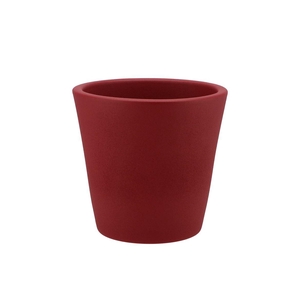 Vinci Red Velvet Container Pot 18x16cm Nm