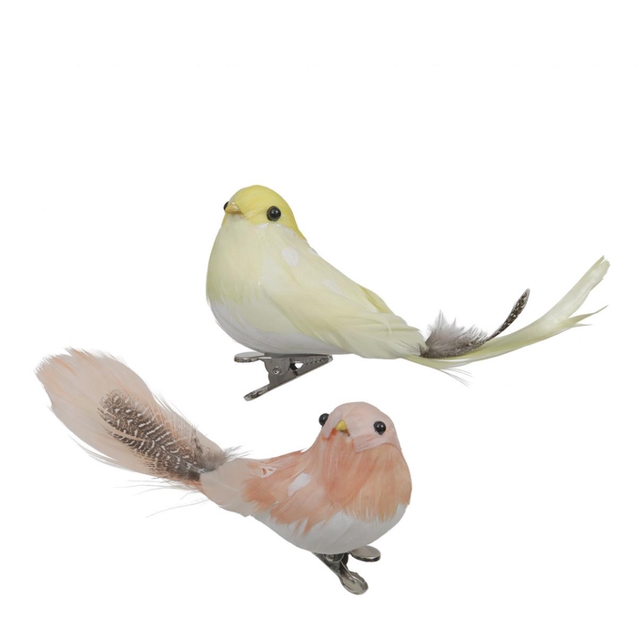 <h4>Voorjaar Vogel/clip d12cm</h4>