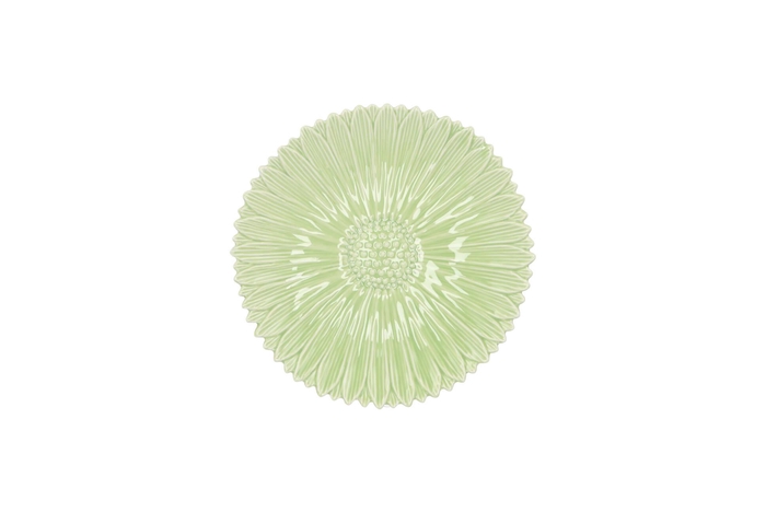 Bloom Daisy Plate Green 11x11x2cm Nm