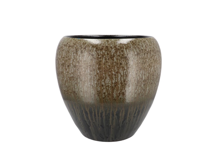 <h4>Jade Forest Green Pot 16x14cm</h4>