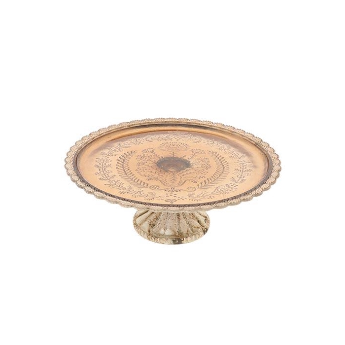 <h4>Cake Plate Dro H11.5D30.5</h4>