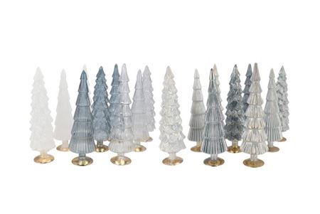 <h4>Twinkle Grey Mix Glass Tree Shiny Ass 9x25cm Nm</h4>