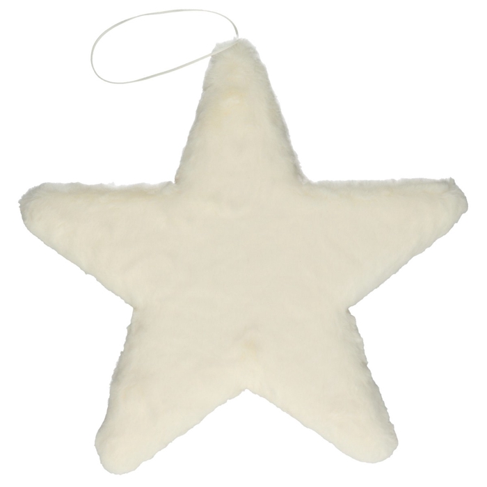 <h4>Kerst Hanger ster stof d40cm</h4>